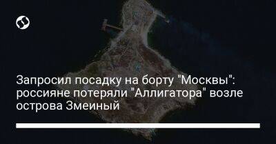Запросил посадку на борту "Москвы": россияне потеряли "Аллигатора" возле острова Змеиный