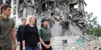 Посол США в Украине Бриджит Бринк посетила Бородянку