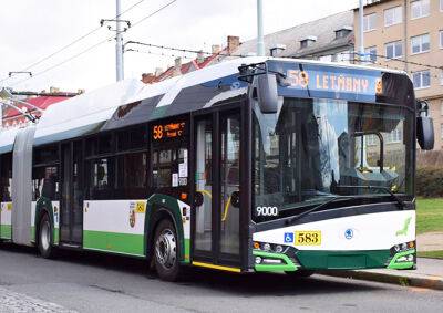 На улицы Праги выйдет второй троллейбус: видео