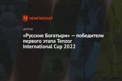 «Русские Богатыри» — победители первого этапа Tenzor International Cup 2022