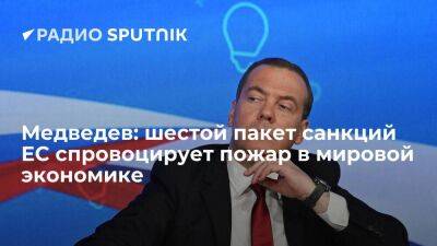 Медведев: очередные санкции против России приведут к революционным изменениям мировой экономики
