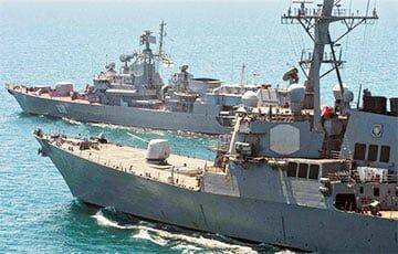 Российские военные корабли отбросили от украинских берегов более чем на 100 км