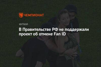 В Правительстве РФ не поддержали проект об отмене Fan ID