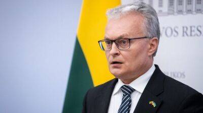 Президент Литвы: зерно из Украины не может идти через Беларусь