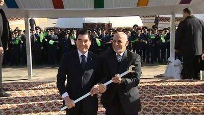 Туркменистан достроит ж/д ветку в Афганистане. Бердымухамедов уже открыл ее год назад