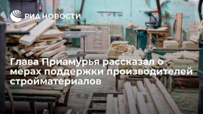 Глава Приамурья Орлов: строительные материалы в регионе должны производиться без перебоев