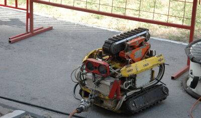 В Тюмени трубопроводы исследовали с помощью робота