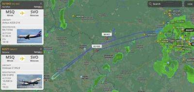 Из-за сильного ливня два рейса Минск—Москва разворачиваются в Беларусь