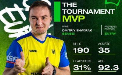 Украинец SENSEi — лучший игрок чемпионата Европы по CS:GO