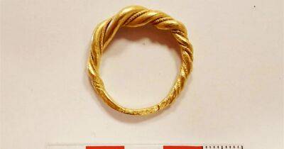 В Норвегии девушка случайно купила на аукционе золотое кольцо викингов (фото)
