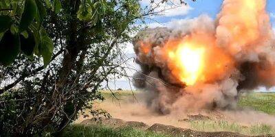Украинские артиллеристы обстреляли еще один склад россиян в Херсонской области — командование Юг