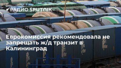 Еврокомиссия представила рекомендации по поводу транзита товаров в Калининградскую область