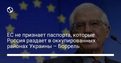 ЕС не признает паспорта, которые Россия раздает в оккупированных районах Украины – Боррель