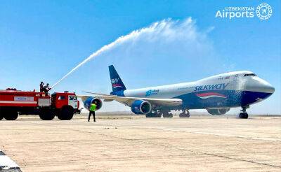 Азербайджанская грузовая авиакомпания Silk Way West Airlines совершила первый рейс по маршруту Баку – Навои – Гонконг