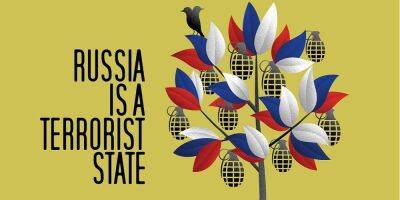 Russia Is A Terrorist State. Украинские креативщики создали серию плакатов о зверствах оккупантов