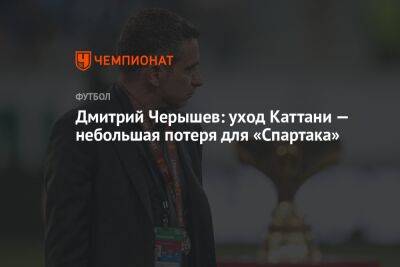 Дмитрий Черышев: уход Каттани — небольшая потеря для «Спартака»
