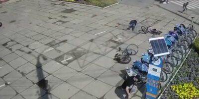 Появилось видео российского удара по центру Винницы