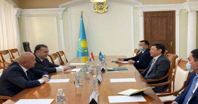 Таджикистан и Казахстан обсудили вопросы двустороннего сотрудничества в водно-энергетической сфере