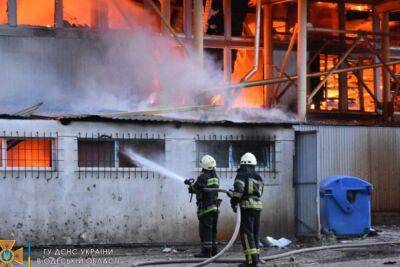 Масштабный пожар на складе после удара по Одессе потушили: фото последствий
