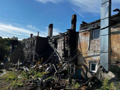 В Тверской области уничтожен огнем объект культурного наследия, где проживали три семьи