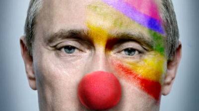 Посольство РФ угрожает судом газете, опубликовавшей мем о Путине-клоуне с ЛГБТ-флагом