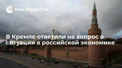 Песков заявил, что ситуация в российской экономике осложняется недружелюбным окружением