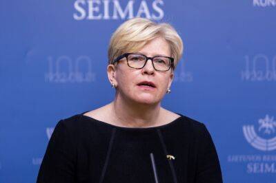 Премьер Литвы: Россия не успокоится, пока ей не свяжут руки