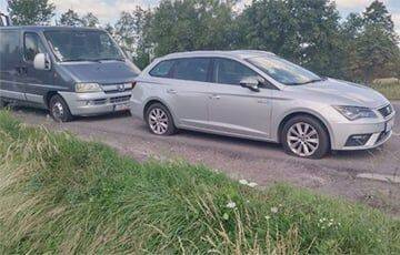 На польско-белорусской границе держателям очередей пробили колеса