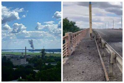 ВСУ ударили по стратегическому мосту в Херсоне: появились кадры разрушений
