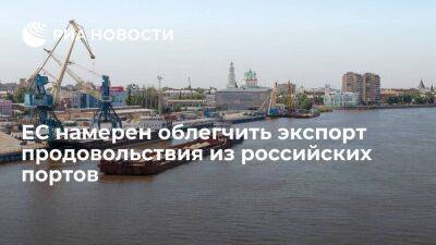 ЕС хочет облегчить экспорт продовольствия из российских портов, ограниченный из-за санкций