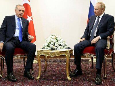 Путин в Тегеране встретился с Эрдоганом. Два президента говорили об экспорте зерна из Украины