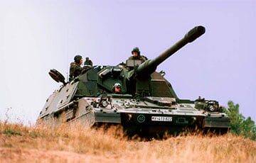 Немецкая САУ PzH 2000 эффектно отработала по российским захватчикам