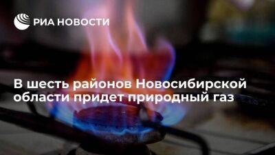 В шесть районов Новосибирской области впервые придет природный газ