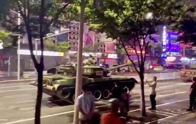 В сети появился фейк о применении танков в Китае