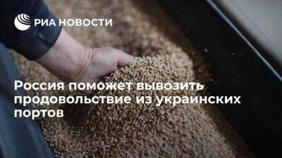 Россия по меморандуму с ООН поможет вывозить продовольствие из подконтрольных Киеву портов