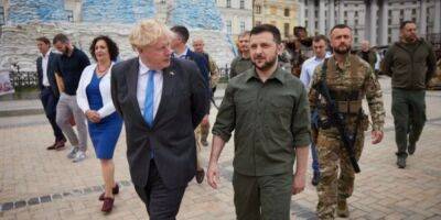 Зеленский и Джонсон обсудили обучение украинских военных в Британии, экспорт зерна и Евровидение