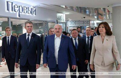 Лукашенко посетил ТЦ «Столица»: как преобразился торговый центр и какие белорусские бренды там представлены?