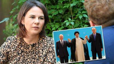 "Мягко говоря, вызов": глава МИД Германии отреагировала на фото Эрдогана с путиным в Иране