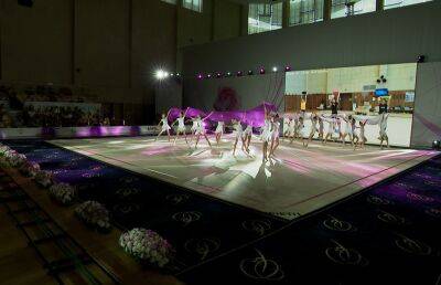 Завершился первый день международного турнира по художественной гимнастике «Хрустальная роза» в Минске