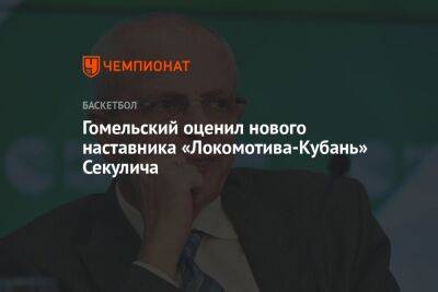 Гомельский оценил нового наставника «Локомотива-Кубань» Секулича