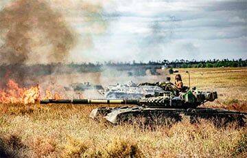 Украинские танкисты разгромили позиции оккупантов и склад боеприпасов на Донбассе