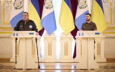 Президент Гватемалы выразил поддержку украинскому народу и Зеленскому