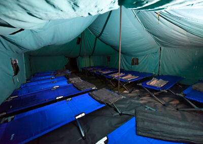 Прага закрыла палаточный городок для беженцев в районе Малешице