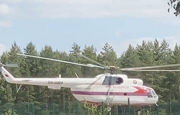 Стало известно, зачем над Минском кружил вертолет МЧС