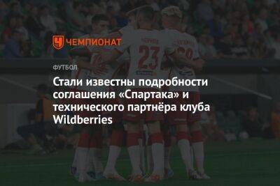 Стали известны подробности соглашения «Спартака» и технического партнёра клуба Wildberries