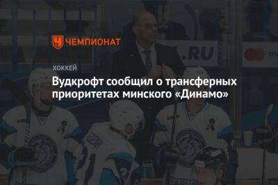 Вудкрофт сообщил о трансферных приоритетах минского «Динамо»