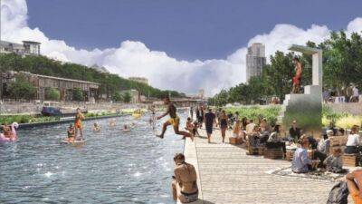 В Брюсселе построят гигантский бассейн, чтобы люди «прятались» от жары