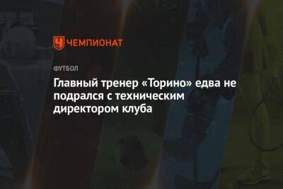 Иван Юрич - Главный тренер «Торино» едва не подрался с техническим директором клуба - championat.com - Австрия - Италия