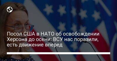 Посол США в НАТО об освобождении Херсона до осени: ВСУ нас поразили, есть движение вперед