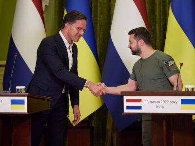 Премьер Нидерландов пообещал Зеленскому, что военная помощь Украине продолжится